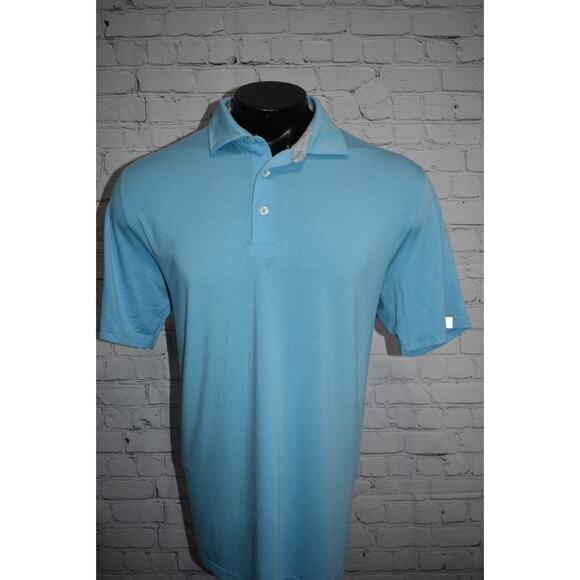 Tasc Golf Polo Shirt Mens Size XL Casual Modal Polyester Blend Blue - Picture 7 of 8